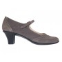 Marimea 37 Pantofi dama eleganti din piele naturala intoarsa Gri P104GRI5VEL